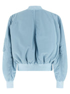 The Attico Anja Bomber Jacket Blue, view 2