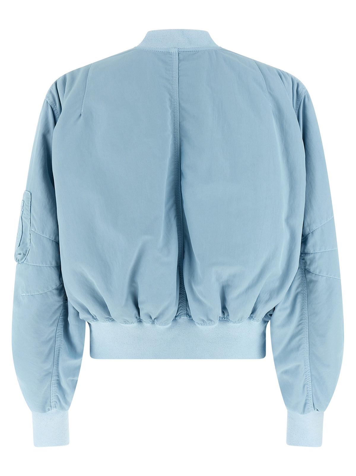 The Attico Anja Bomber Jacket Blue