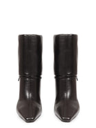 Saint Laurent Women's Ankle Boot Niki Brown, view 3