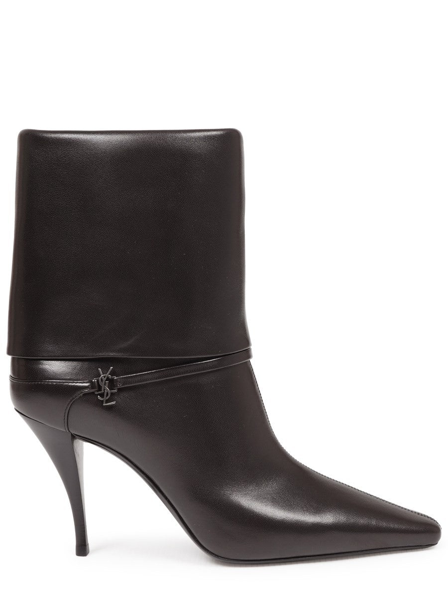 Saint Laurent Women's Ankle Boot Niki Brown