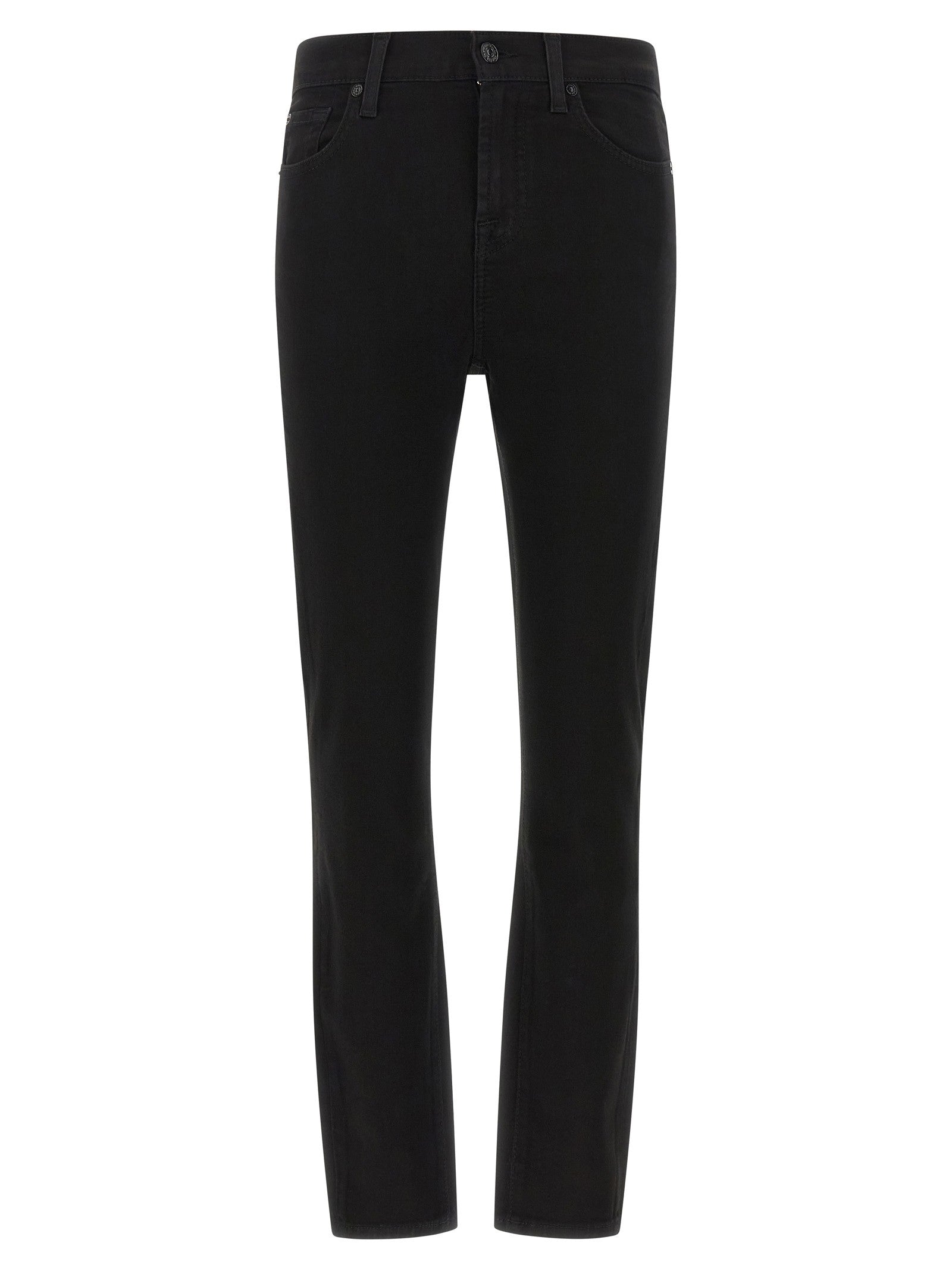 7 For All Mankind Ankle Skinny Jeans Black
