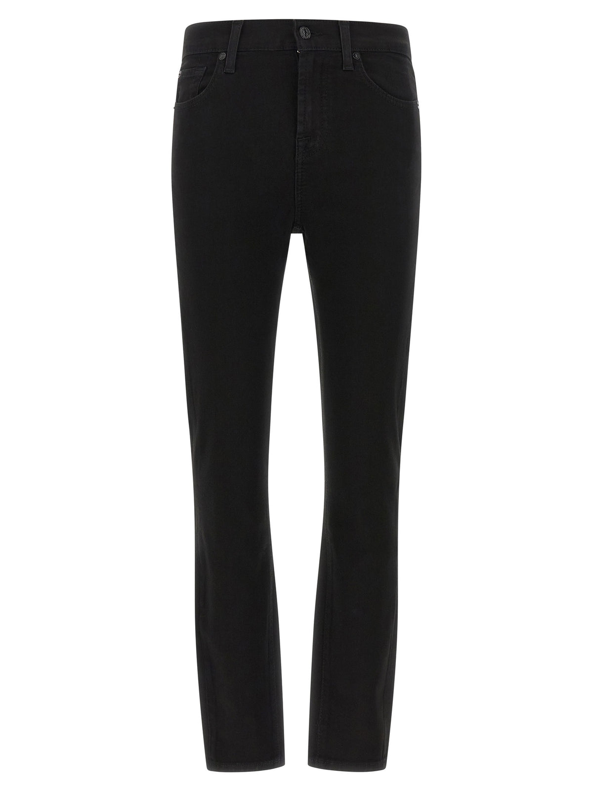 7 For All Mankind Ankle Skinny Jeans Black