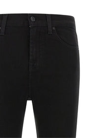 7 For All Mankind Ankle Skinny Jeans Black