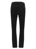 7 For All Mankind Ankle Skinny Jeans Black, view 2