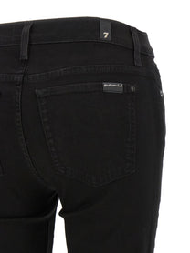 7 For All Mankind Ankle Skinny Jeans Black