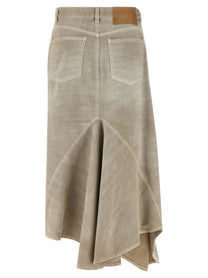 Haikure Ann Bull Skirt Grey