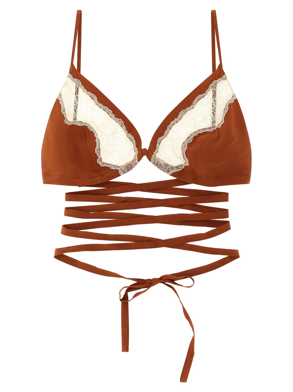 Maison Jejia Anna Bra Brown