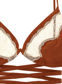 Maison Jejia Anna Bra Brown