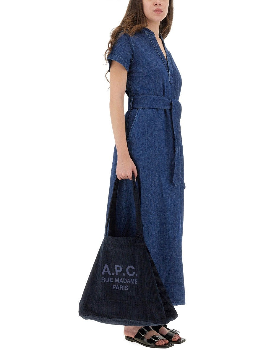 A.P.C Women's Annelie Dress Blue