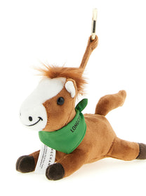 Longchamp Anno Del Cavallo Keyring Brown