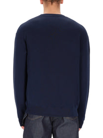 JW Anderson Men's Anonymous Trade Sweatshirt Blue
