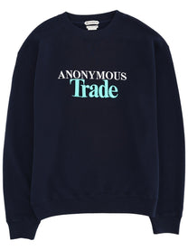 JW Anderson Men's Anonymous Trade Sweatshirt Blue