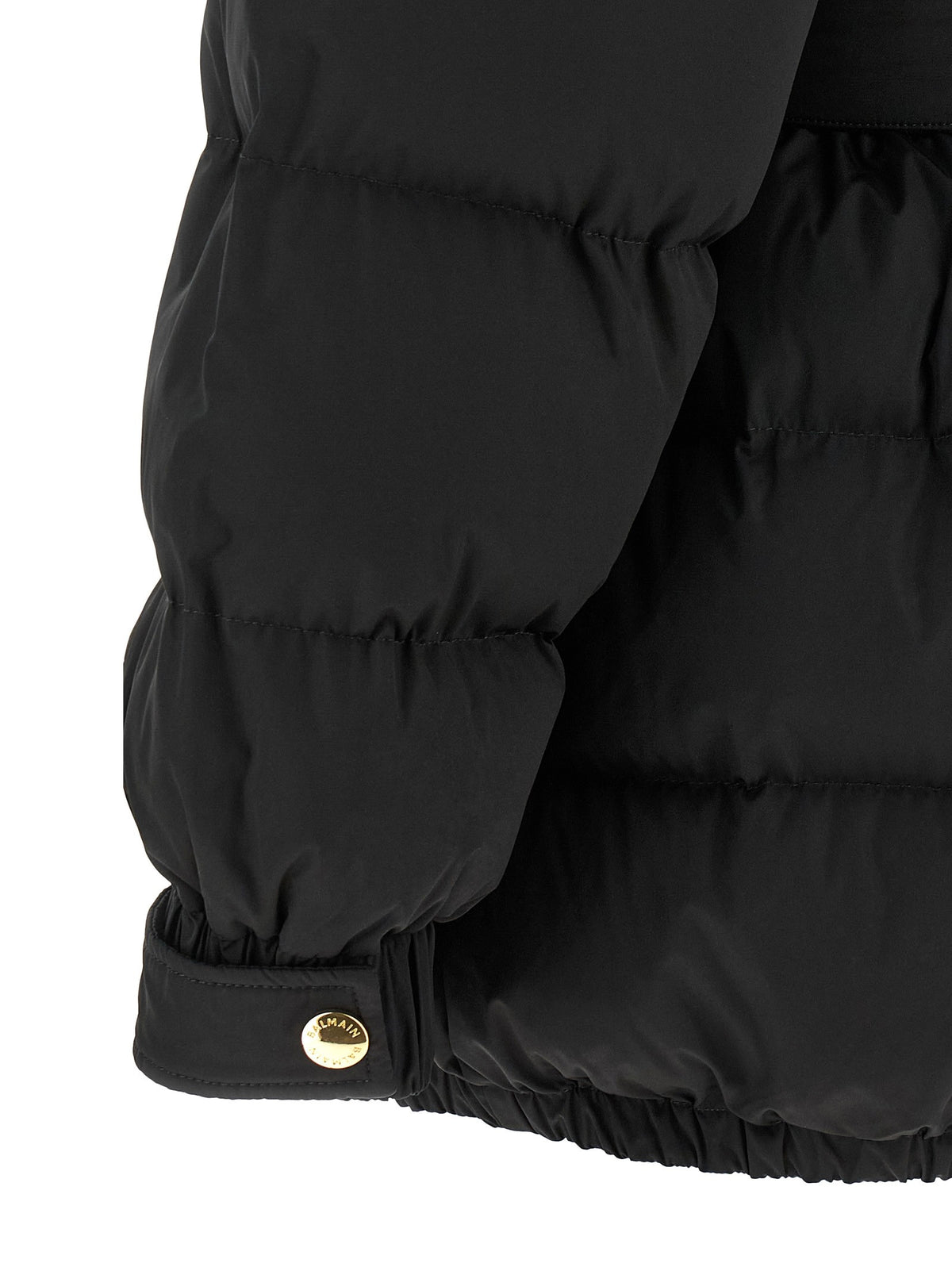 Balmain Anthem Down Jacket Black, view 3