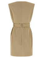 Balmain Anthem Dress Beige, view 2