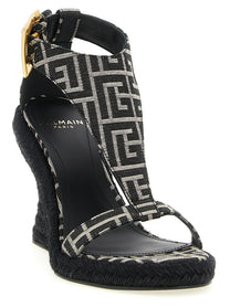 Balmain Anthem Espadrilles Black