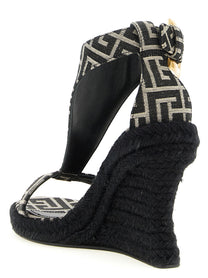 Balmain Anthem Espadrilles Black