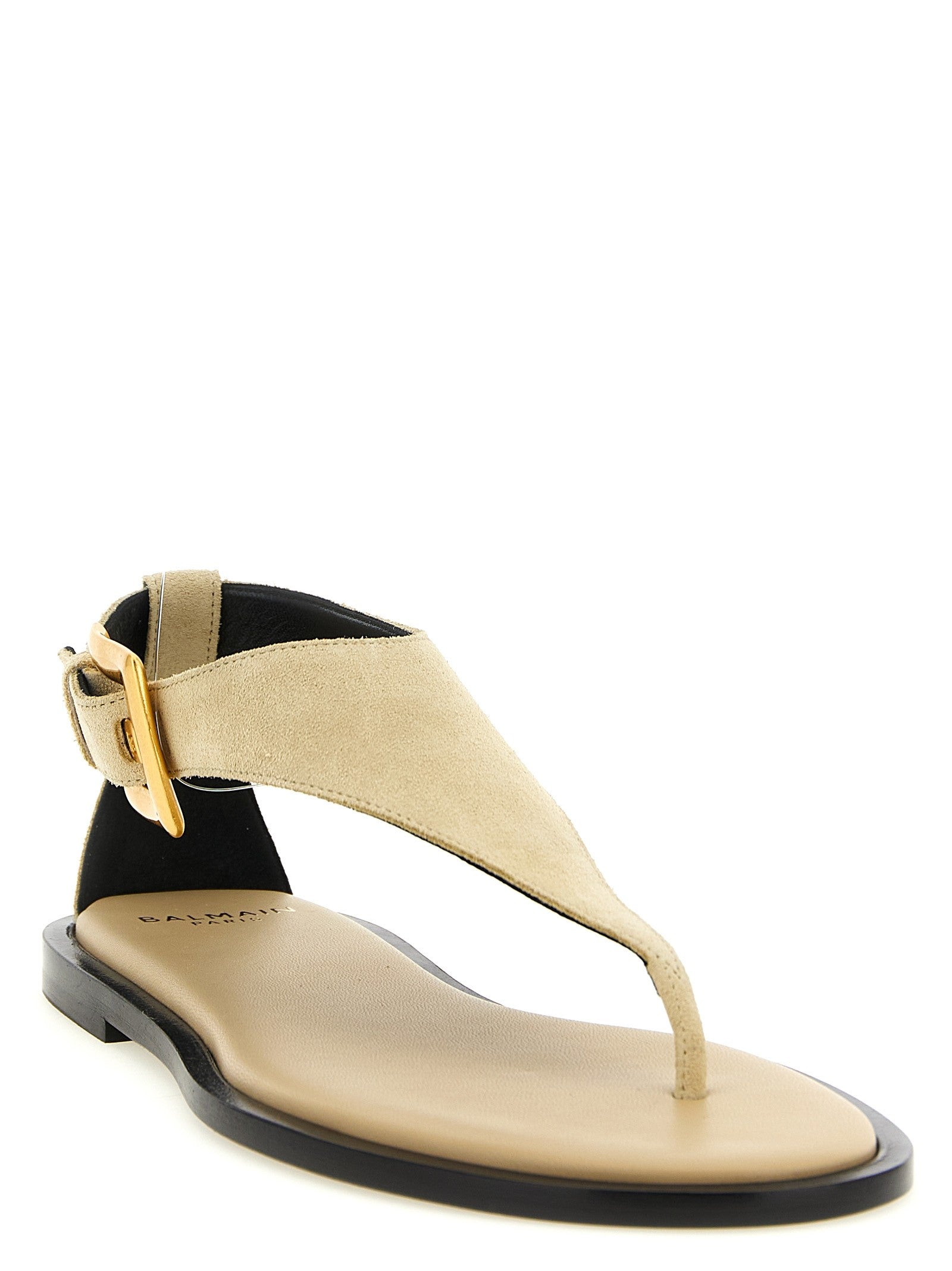 Balmain Anthem Sandals Beige