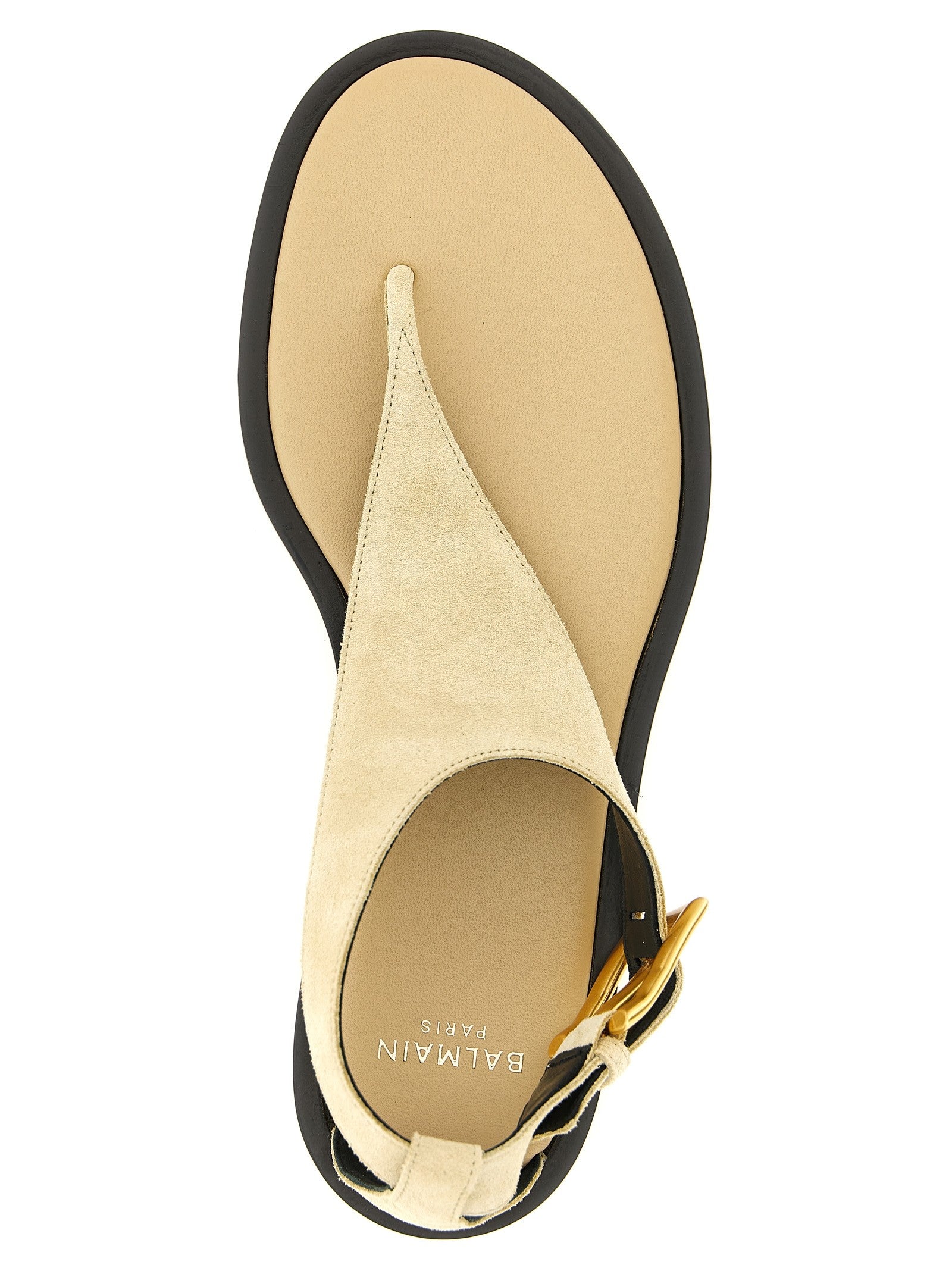 Balmain Anthem Sandals Beige