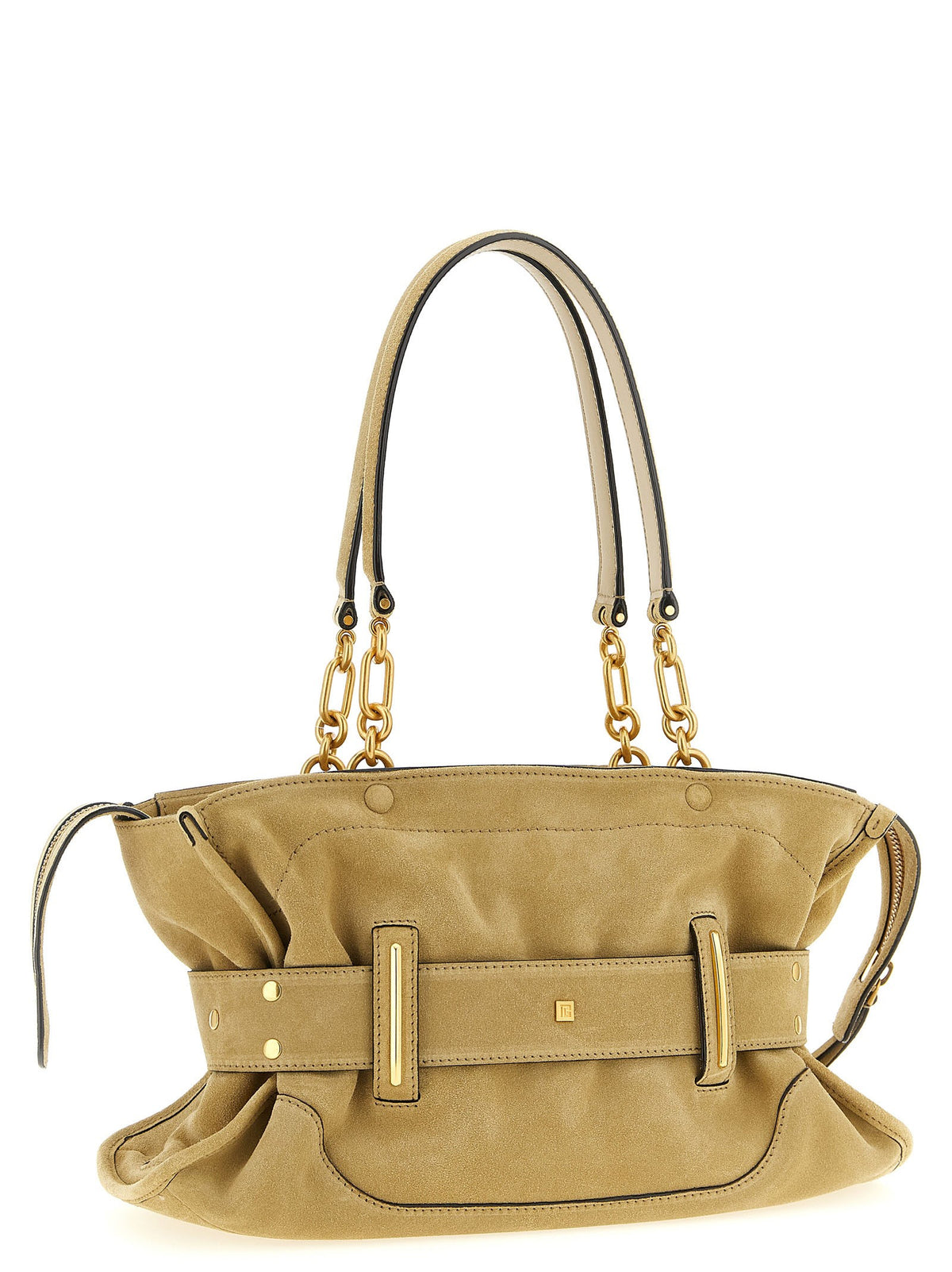 Balmain Anthem Shoulder Bag Beige, view 2