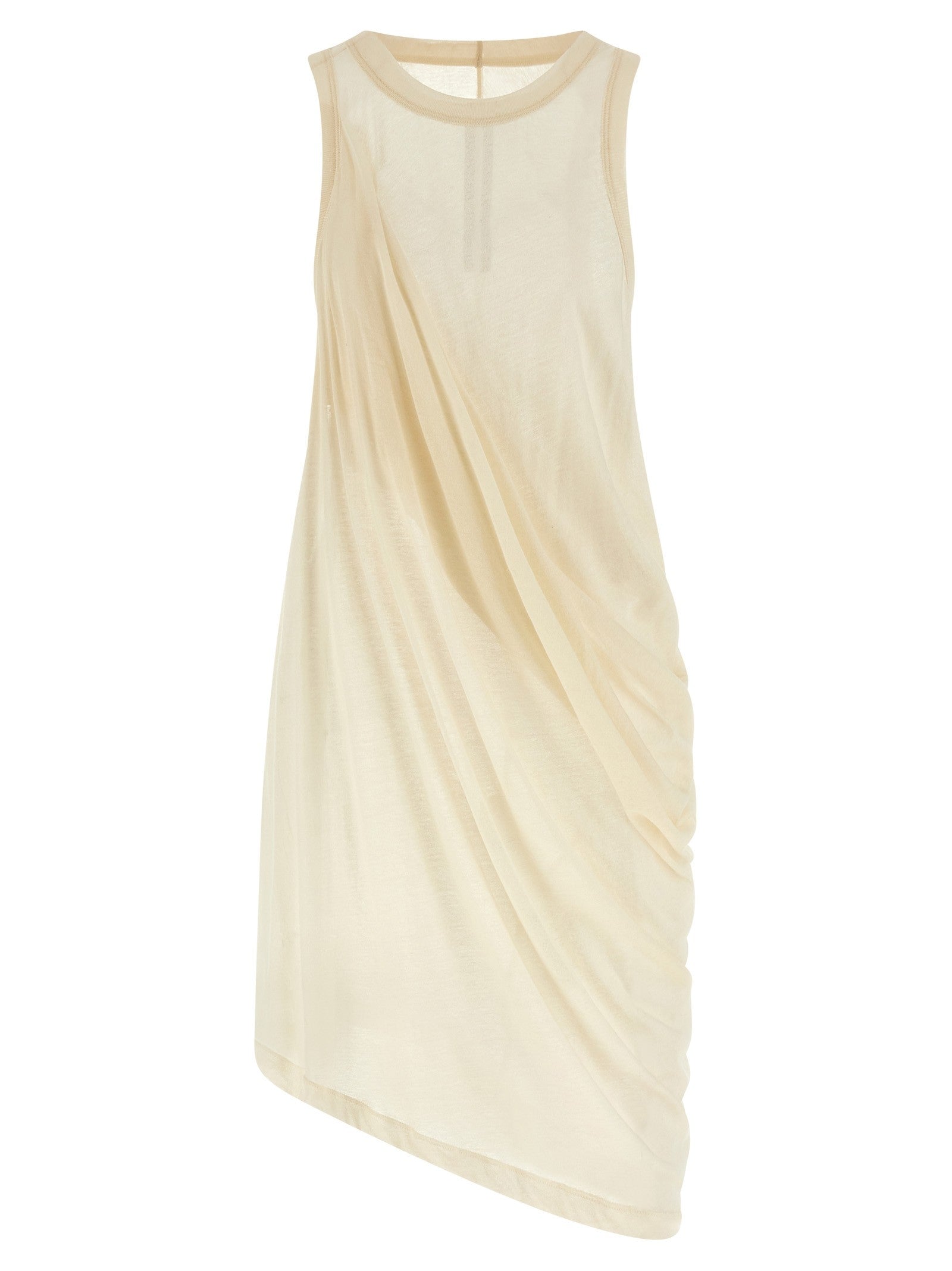 Rick Owens Anthem Tank Top Beige