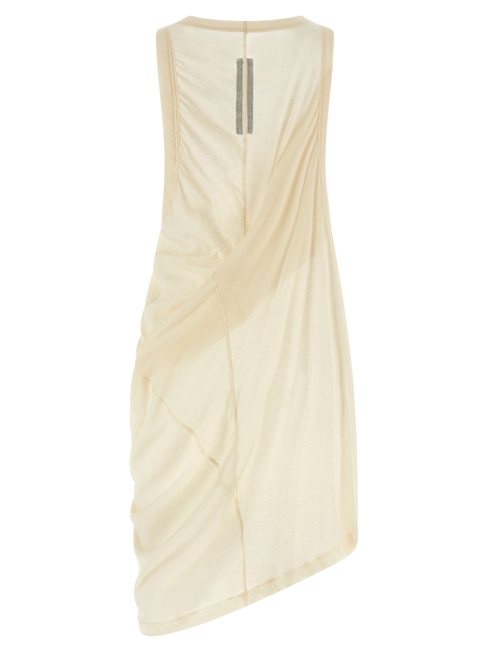 Rick Owens Anthem Tank Top Beige