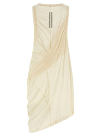 Rick Owens Anthem Tank Top Beige