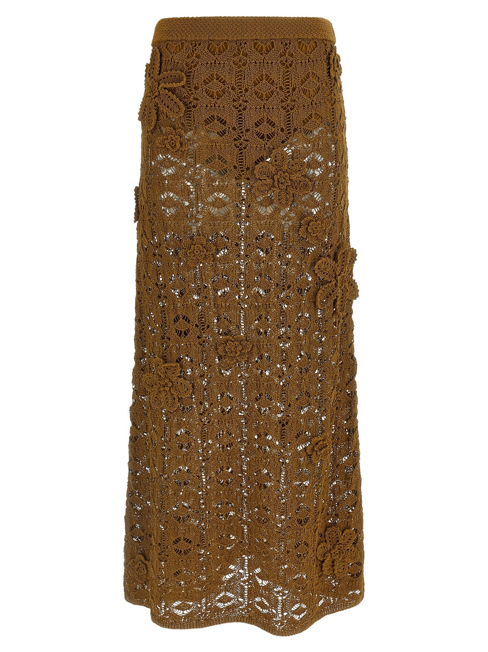 Pinko Anthemis Skirt Brown