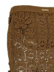 Pinko Anthemis Skirt Brown