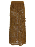 Pinko Anthemis Skirt Brown