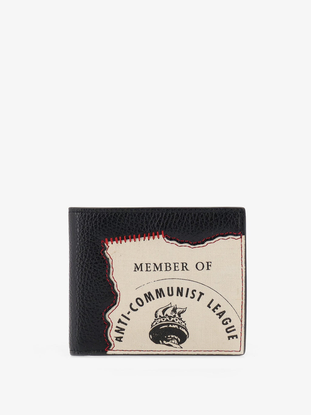 Enfants Riches Déprimés Men's Anti Communist League Leather Wallet PEBBLE