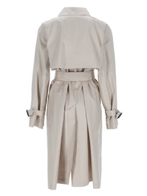 S MAX MARA Women's Anti Drip Trench Coat Beige