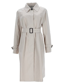 S MAX MARA Women's Anti Drip Trench Coat Beige