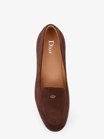 Dior Men's Antibes Suede Loafers Brown