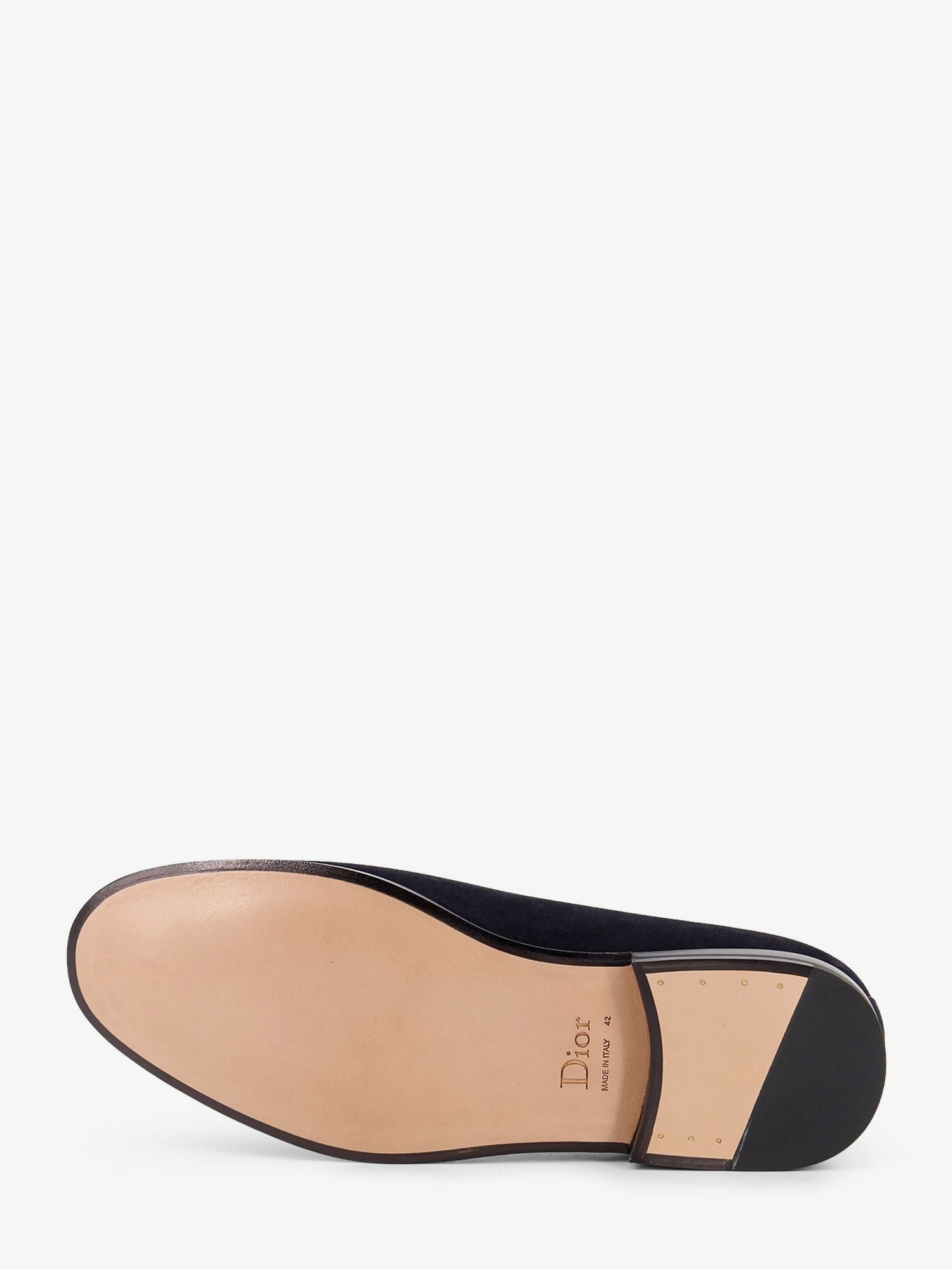 Dior Men's Antibes Suede Loafers Blue