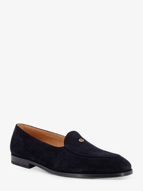 Dior Men's Antibes Suede Loafers Blue
