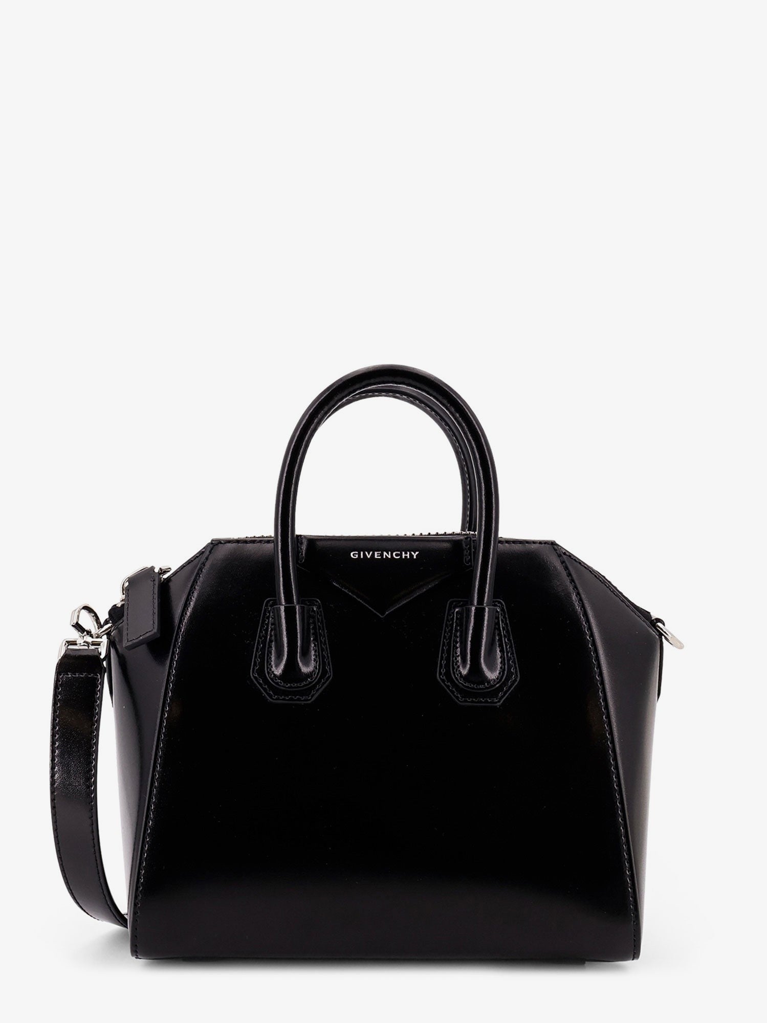 Givenchy Women's Antigona Mini Leather Crossbody Bag Black