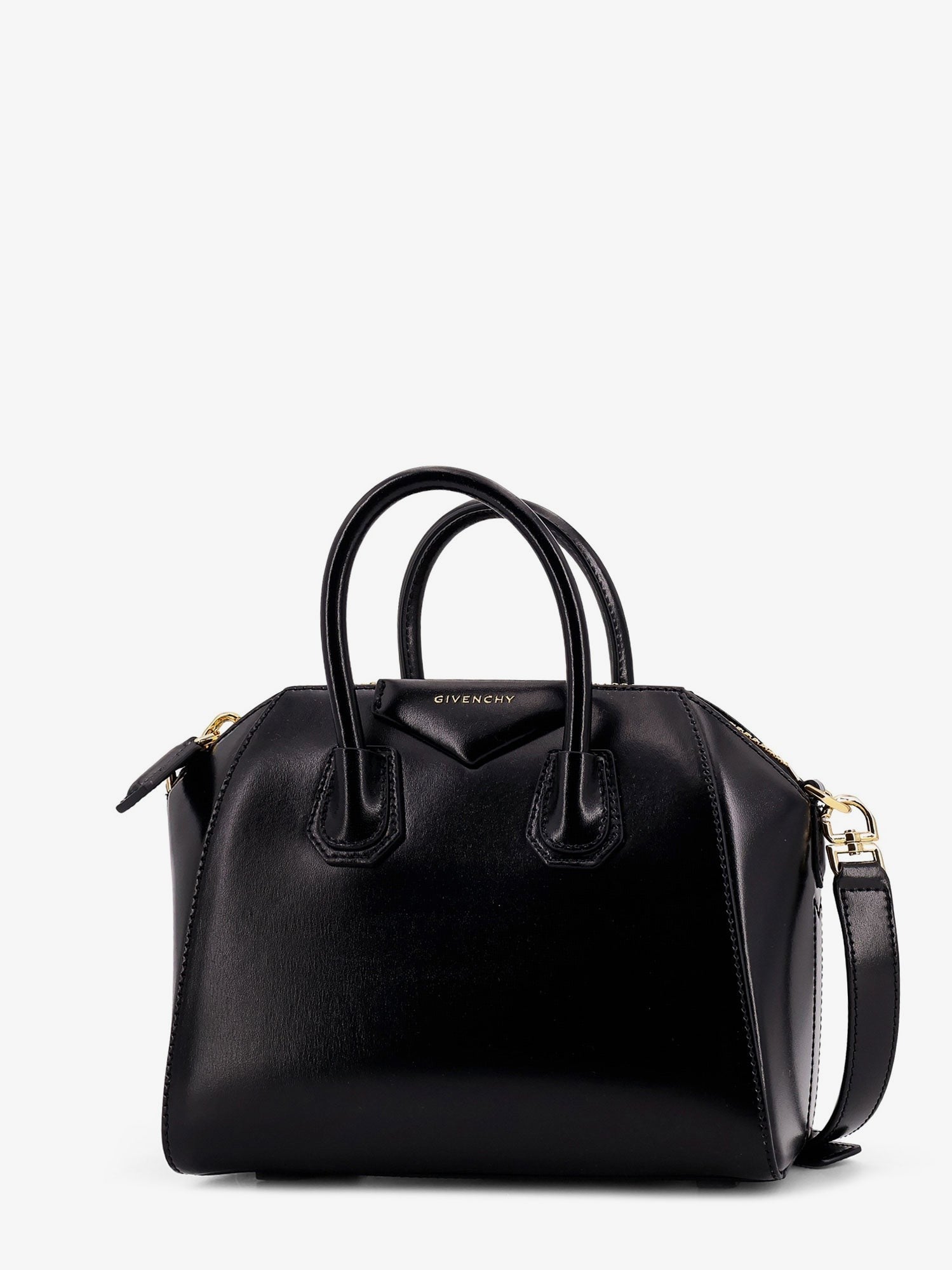Givenchy Women's Antigona Mini Leather Crossbody Bag Black
