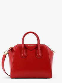Givenchy Women's Antigona Mini Leather Crossbody Bag Red