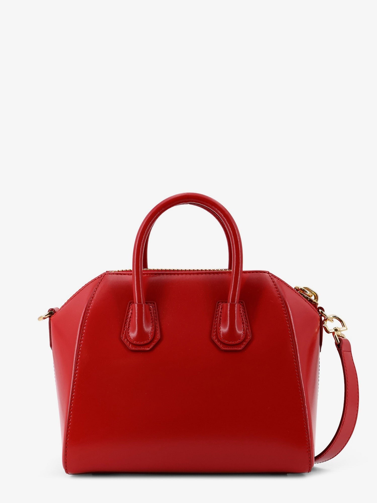 Givenchy Women's Antigona Mini Leather Crossbody Bag Red