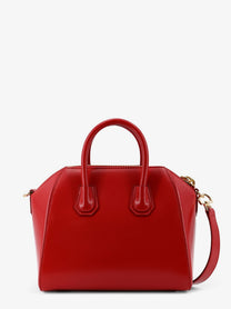 Givenchy Women's Antigona Mini Leather Crossbody Bag Red