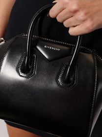 Givenchy Women's Antigona Mini Leather Crossbody Bag Black