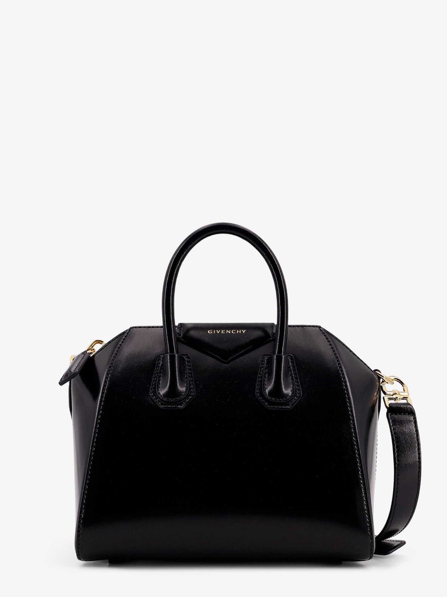 Givenchy Women's Antigona Mini Leather Crossbody Bag Black