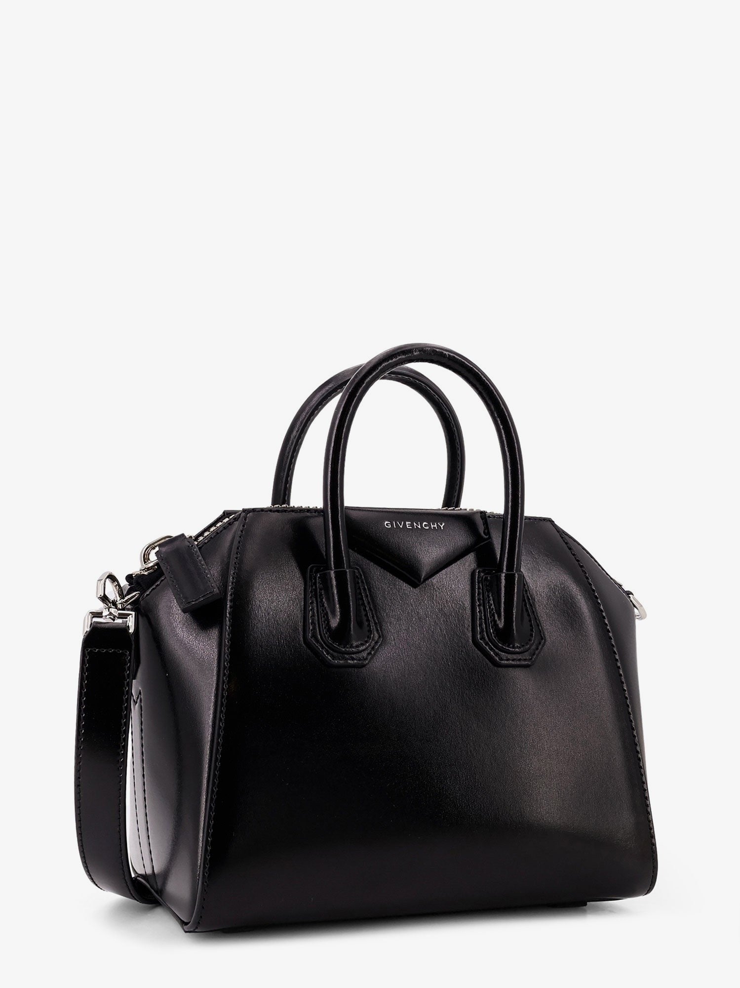 Givenchy Women's Antigona Mini Leather Crossbody Bag Black