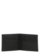 PRADA Antiqued Leather Wallet Black
