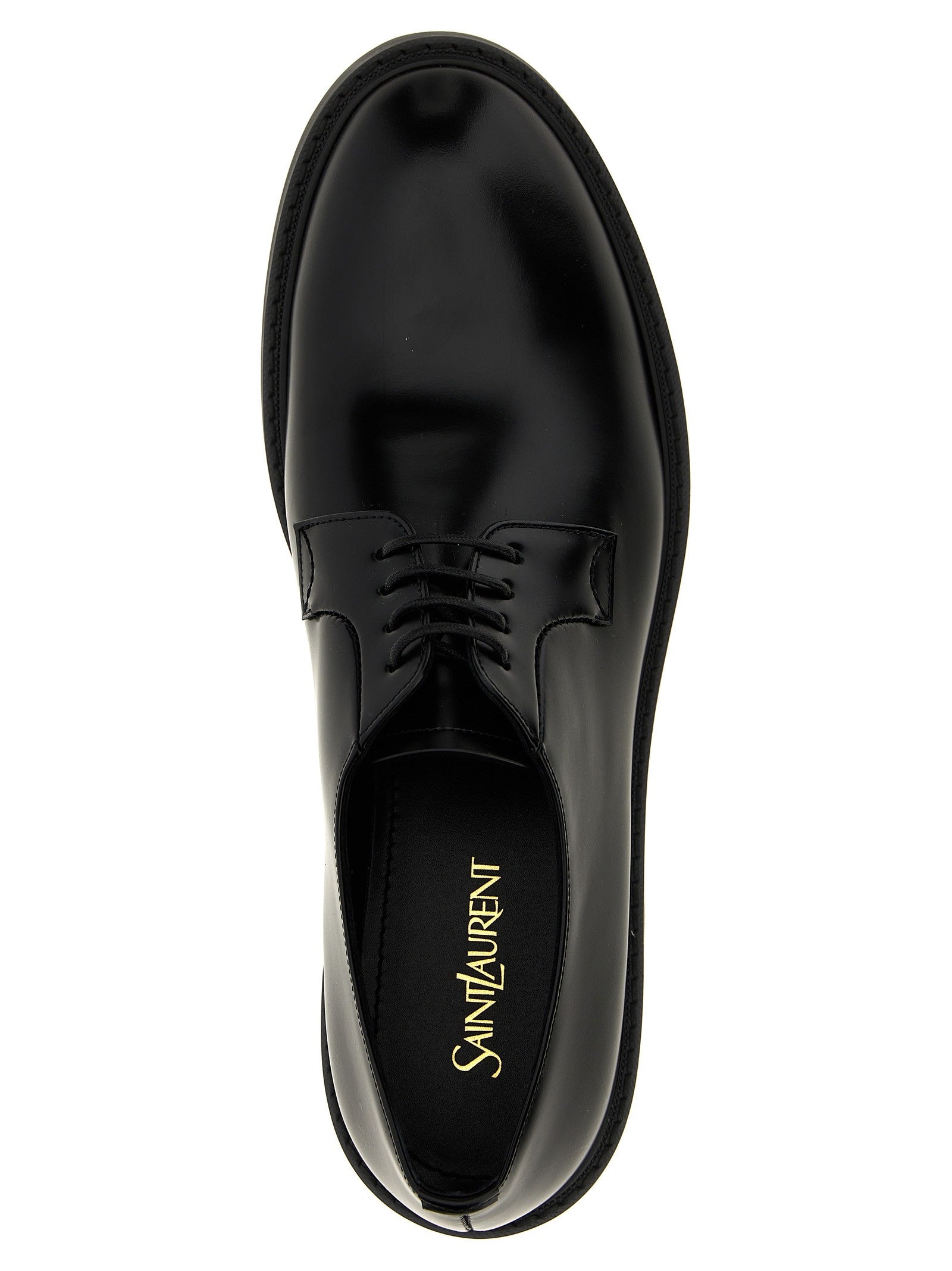 Saint Laurent Antoine Lace up Shoes Black