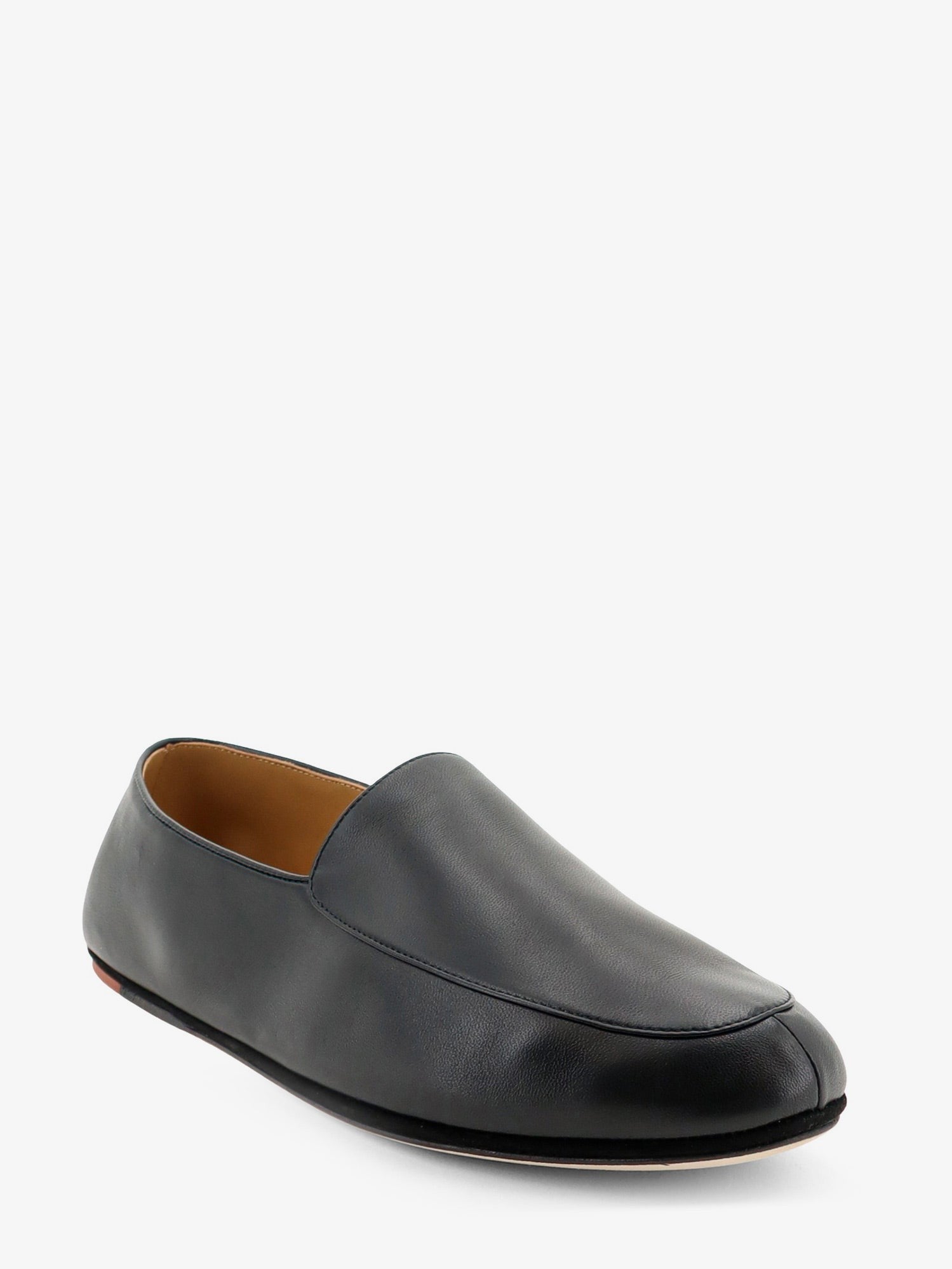 Loro Piana Men's Anton Walk Leather Loafers Black