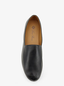 Loro Piana Men's Anton Walk Leather Loafers Black