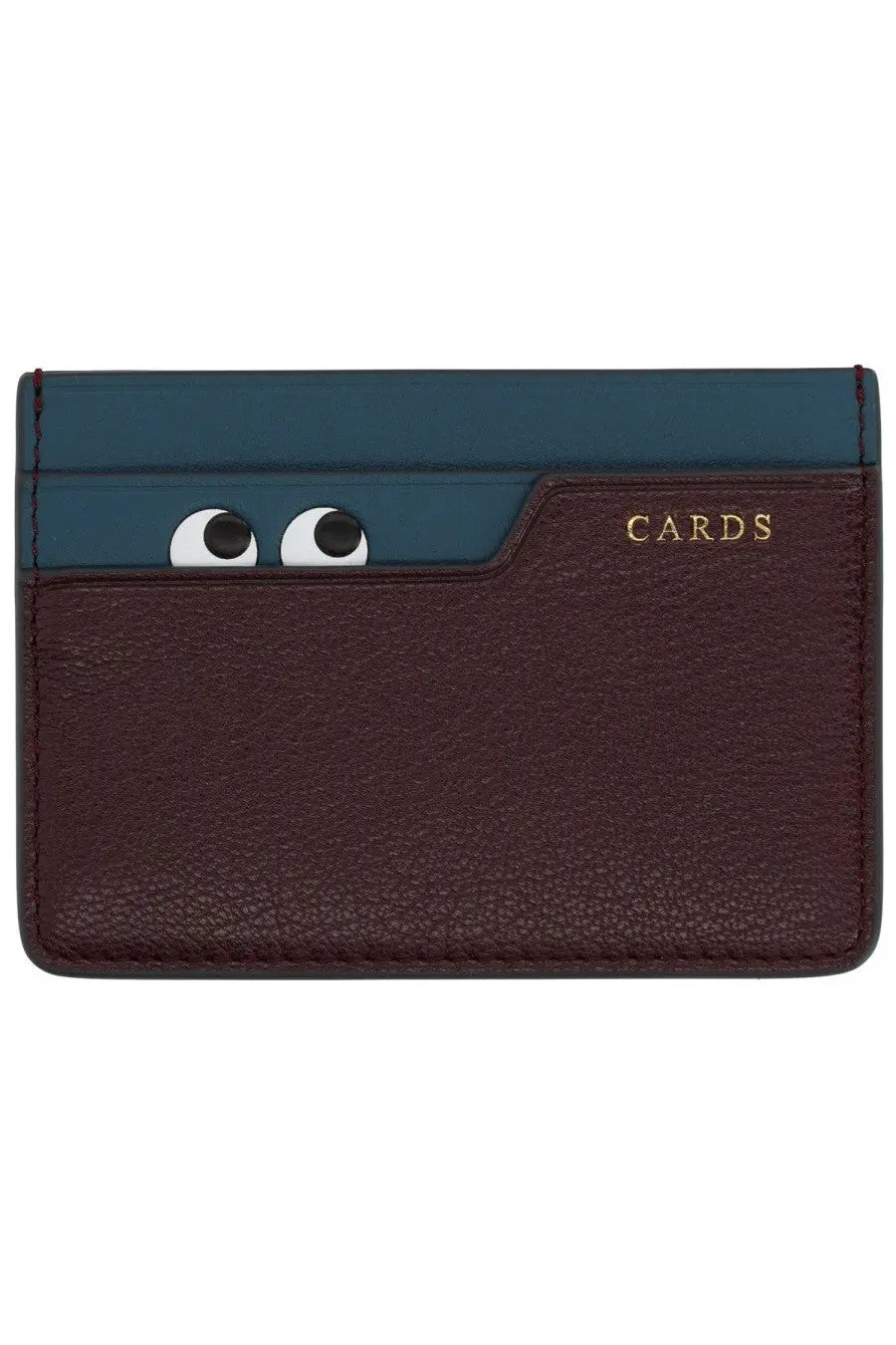 Anya Hindmarch Women's Peeping Eyes Card Holder Brown