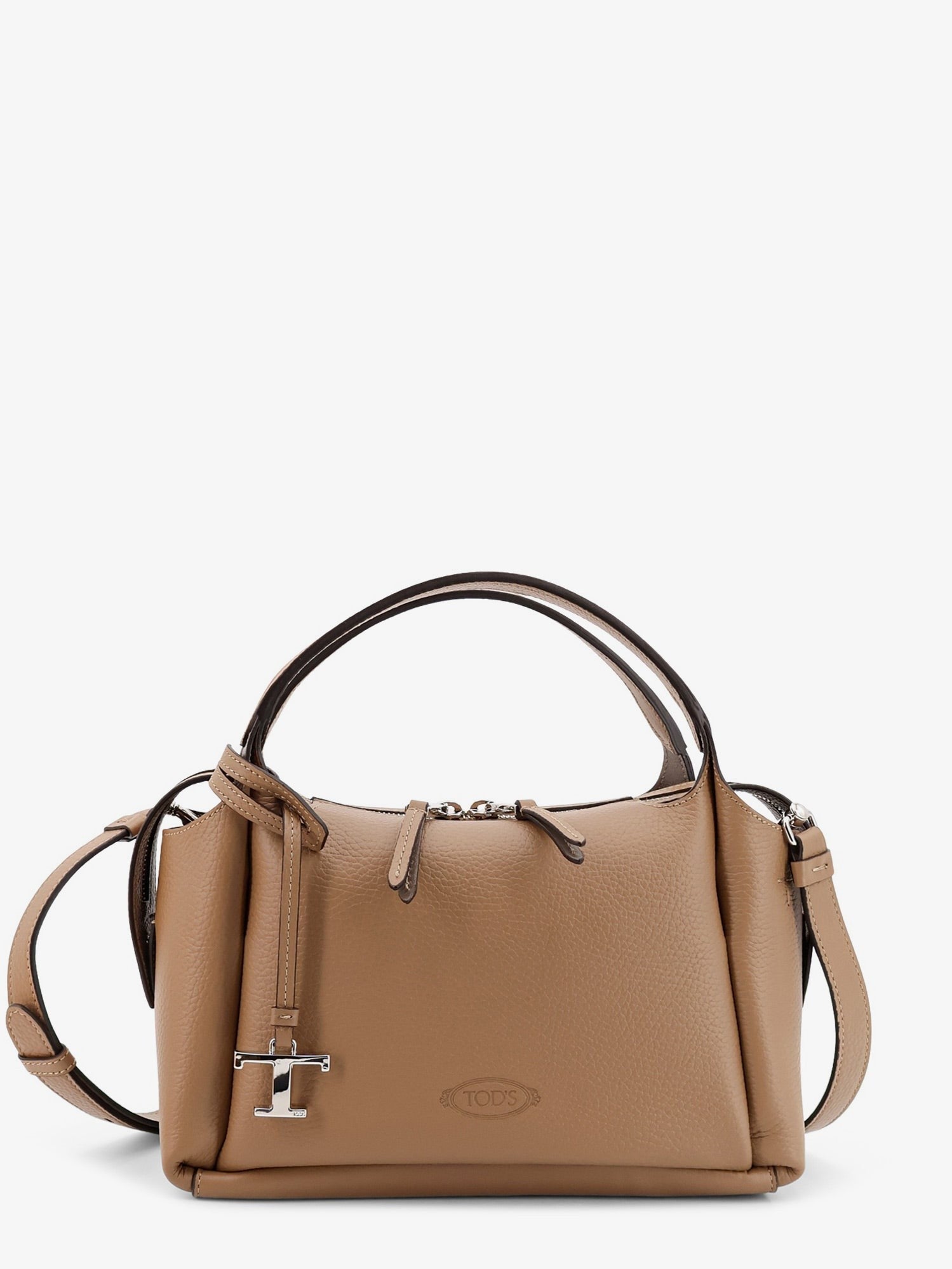 Tod's Women's Apa Leather Crossbody Bag Beige