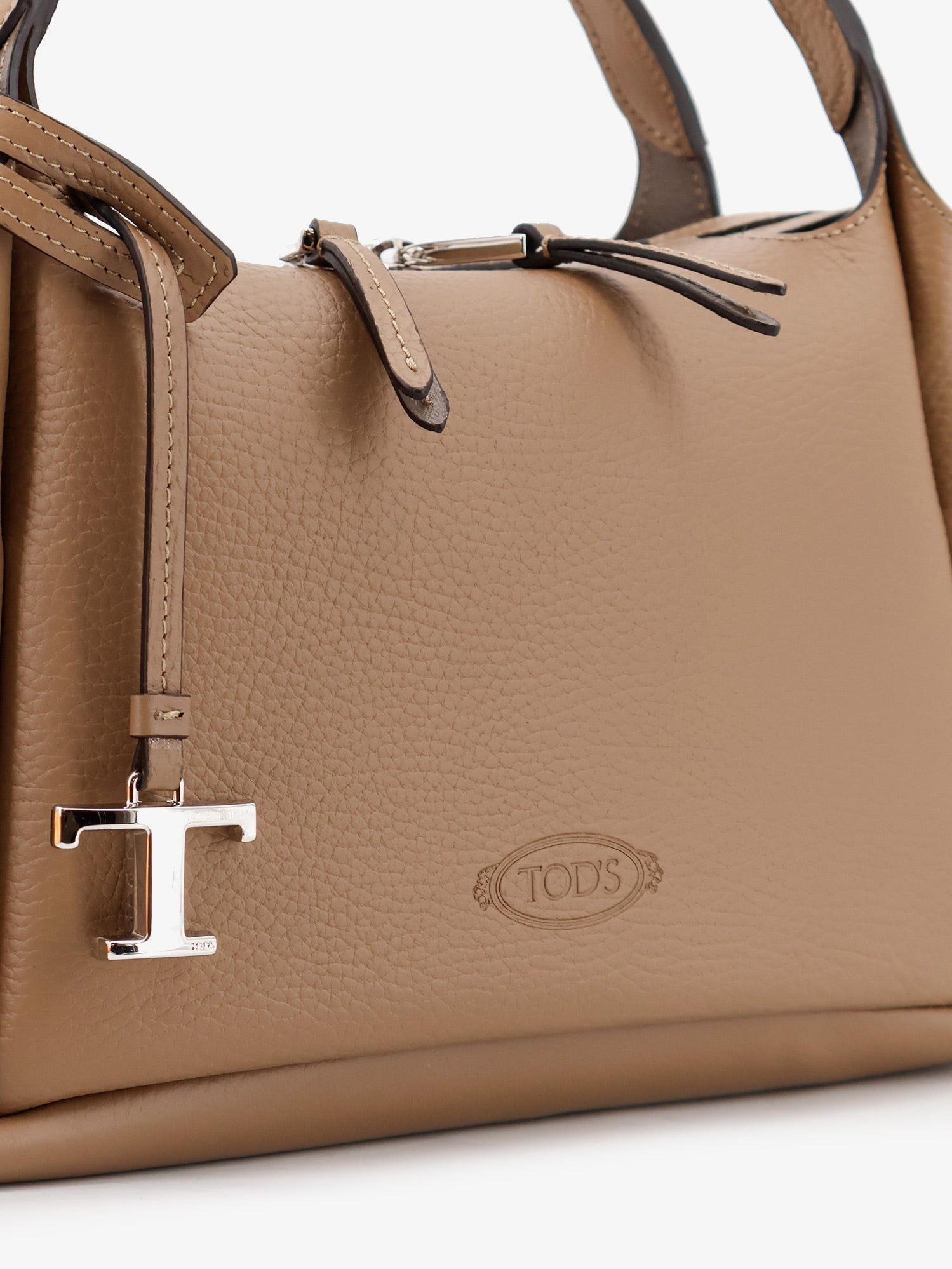 Tod's Women's Apa Leather Crossbody Bag Beige